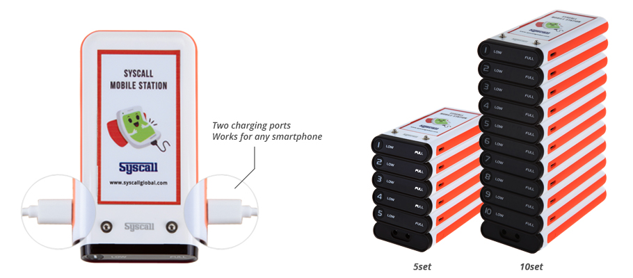 Smartphone charger mobile station pc-100